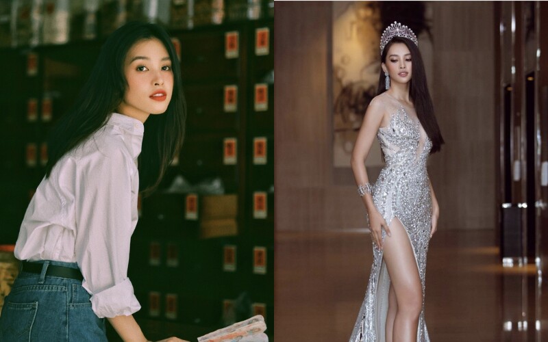 Tiểu Vy đăng quang Hoa hậu Việt Nam 2018 khi mới 18 tuổi, gây ấn tượng bởi gương mặt sắc nét và thần thái quyến rũ. Cô sở hữu đôi mắt to, sống mũi cao và nụ cười rạng rỡ như ánh nắng. 