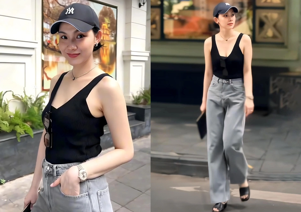 Thùy Lâm ưa chuộng phong cách thanh lịch, trẻ trung và năng động, phù hợp với từng hoàn cảnh. 