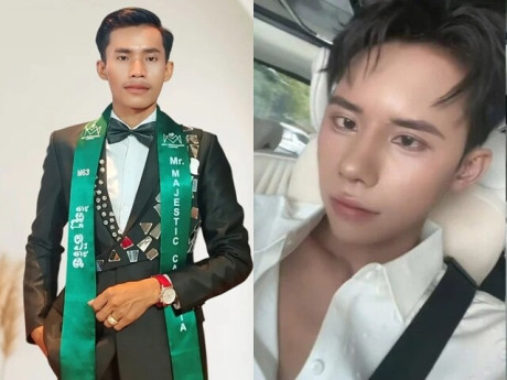 Thí sinh "sít rịt" của Nam vương Campuchia 2025 "lột xác" sau khi đến Việt Nam
