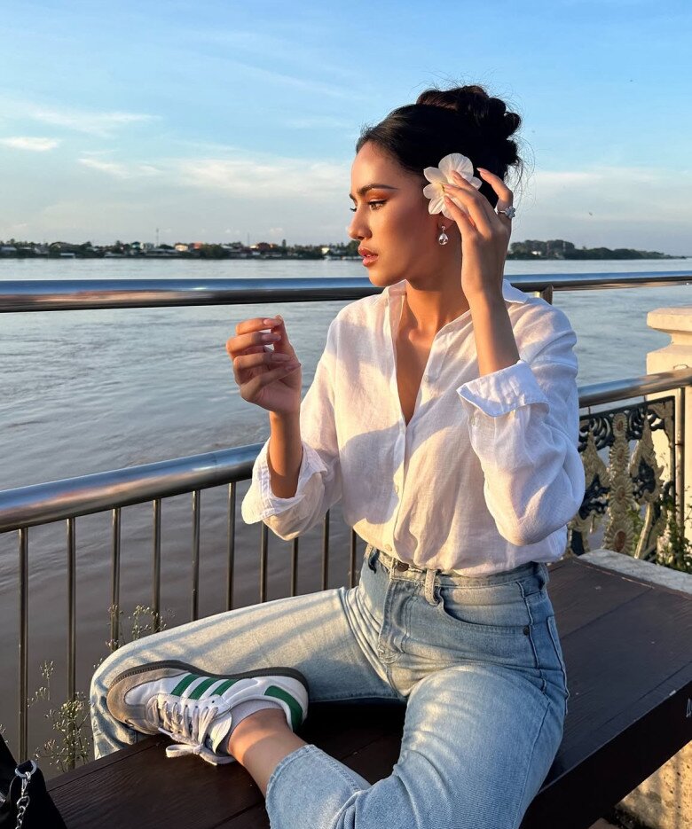 Tủ đồ mùa hè học từ Opal - Tân Hoa hậu Thế giới 2025: Đơn giản nhưng không amp;#34;nhạtamp;#34;, khoe trọn được body gợi cảm - 8