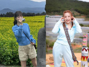 Thời trang - Hàn Quốc có Park Bo Young, Việt Nam có Huyền Baby cao xấp xỉ 1m57 nhưng trẻ như nữ sinh, mặc gì cũng quyến rũ