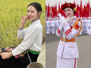 Đẹp - Nữ chiến sĩ Quân nhạc quê Bắc Giang đang gây sốt trong khối diễu binh 30/4 là ai?
