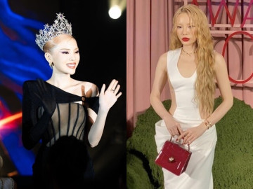 Hoa hậu Kỳ Duyên gặp kiếp nạn với tóc nhuộm: Hồng không ổn, vàng cũng chưa yên