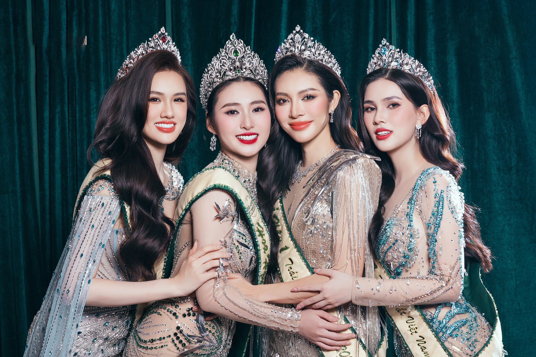 Top 4 Hoa hậu Trái đất Việt Nam 2025.