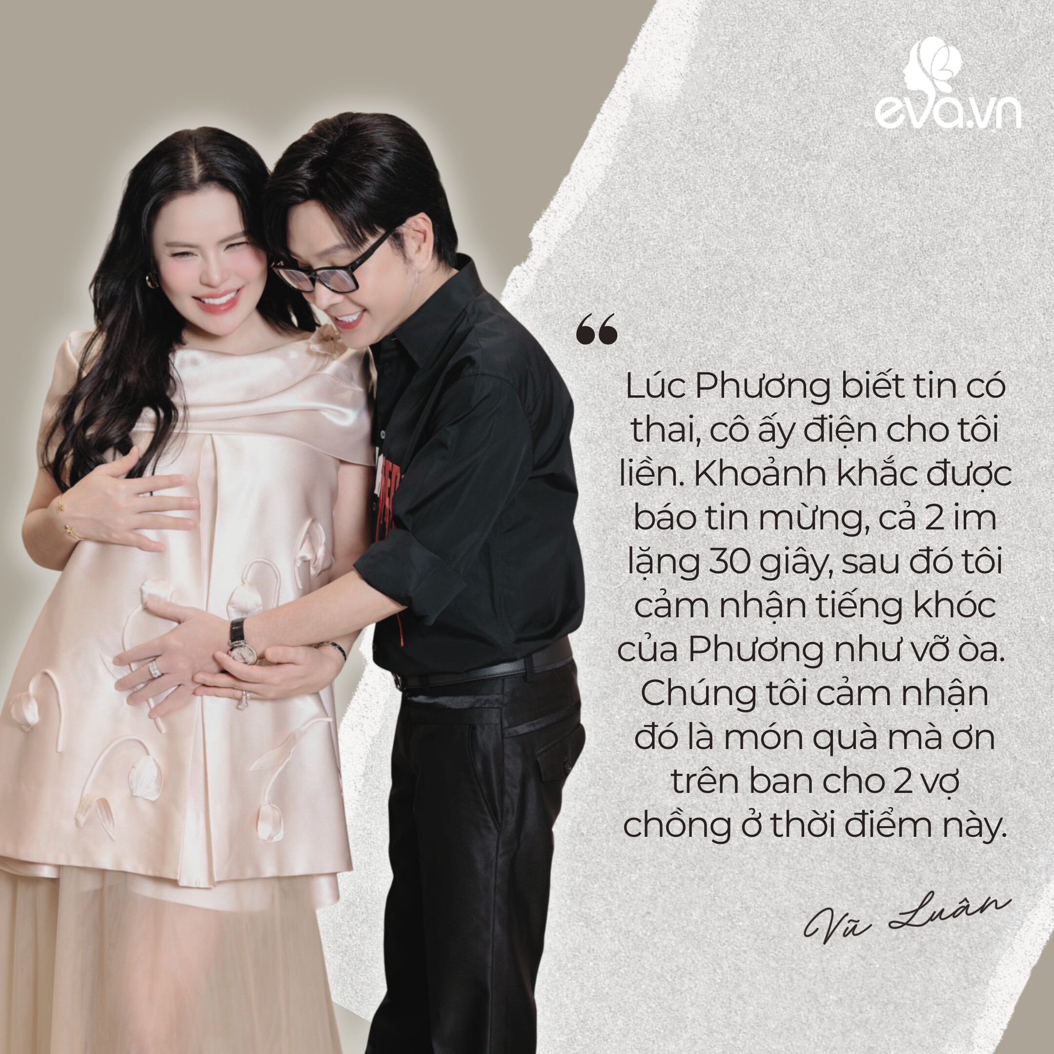NSƯT Vũ Luân khen vợ bầu giặt cho chồng từng đôi giày, nói 3 con riêng của Phương Lê vẫn gọi mình là chú - 2
