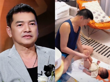 Tài tử từng bị nghi ngờ giới tính nay cưa đổ bạn gái trẻ bằng tuổi con gái, U70 bù đầu thay tã