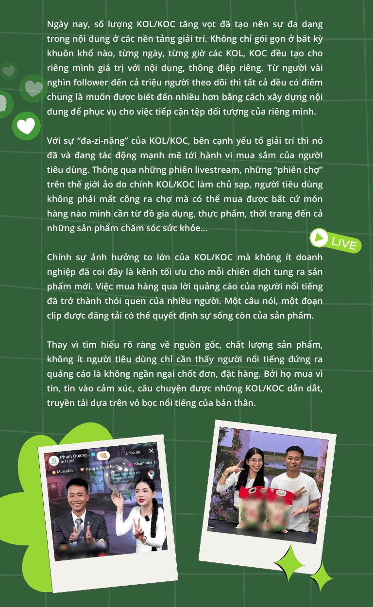 Khi KOC thành con buôn, mạng xã hội thành amp;#34;sạp hàngamp;#34; kiếm lợi - 4