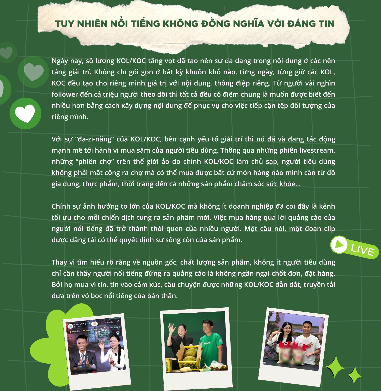 Khi KOC thành con buôn, mạng xã hội thành amp;#34;sạp hàngamp;#34; kiếm lợi - 3