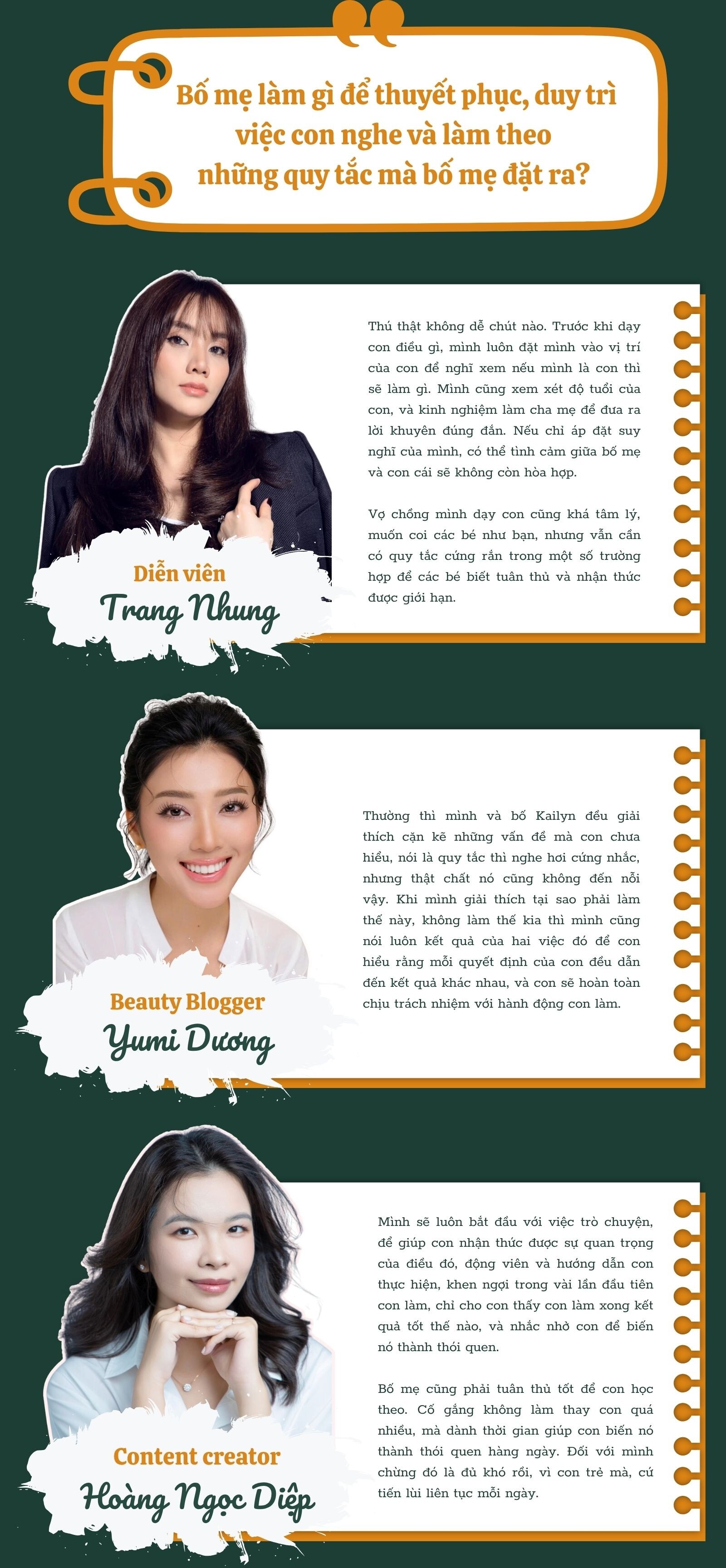 9 MẸ 10 Ý: Lần đầu 3 hotmom nổi tiếng tiết lộ loạt quy tắc dạy con “bất khả xâm phạm” trong gia đình - 16