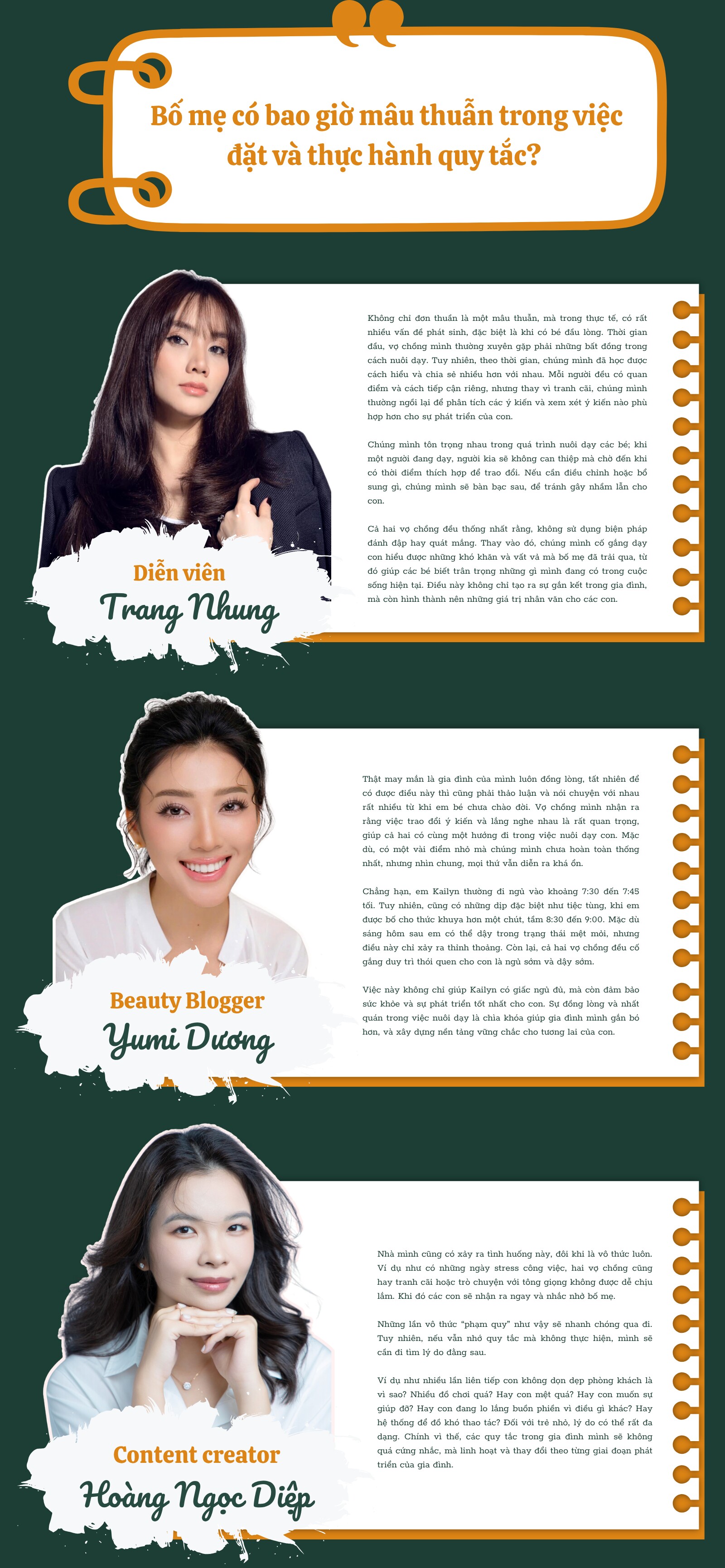 9 MẸ 10 Ý: Lần đầu 3 hotmom nổi tiếng tiết lộ loạt quy tắc dạy con “bất khả xâm phạm” trong gia đình - 11