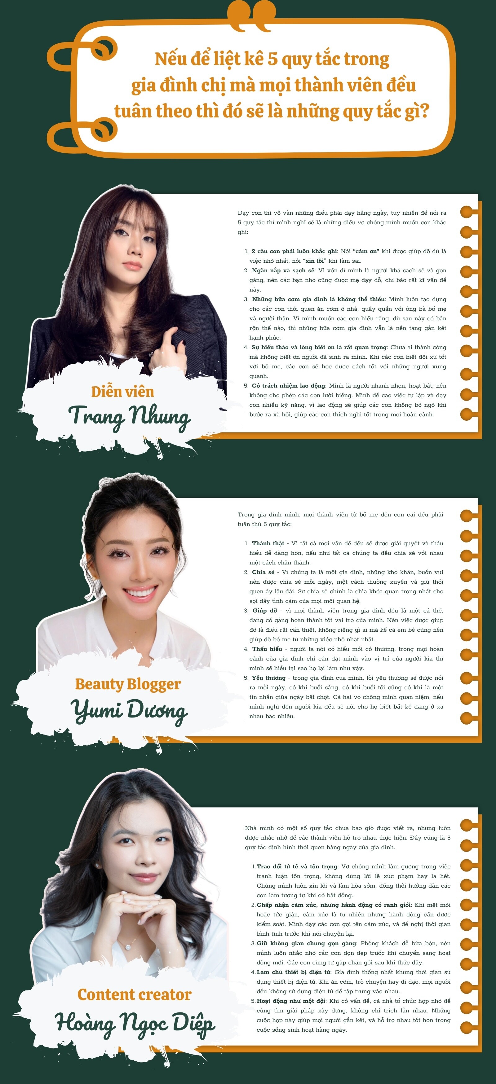 9 MẸ 10 Ý: Lần đầu 3 hotmom nổi tiếng tiết lộ loạt quy tắc dạy con “bất khả xâm phạm” trong gia đình - 7