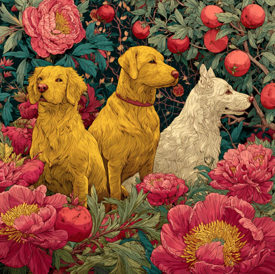 Khi về già, cặp đôi tuổi Tuất giống như hai cái cây lớn đứng cạnh nhau, lặng lẽ nhưng vững vàng. Ảnh minh họa