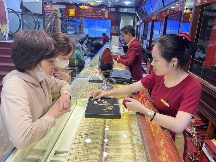 Giá vàng hôm nay đi ngang. (Ảnh: Minh Đức).