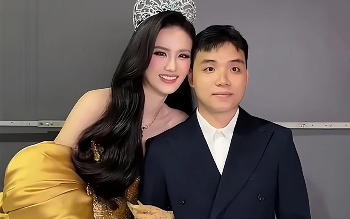 Hoa hậu Ý Nhi và bạn trai Anh Kiệt.