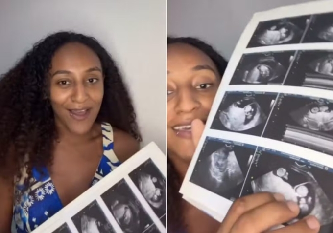 Kathleen Nicole Ramos Santos chia sẻ câu chuyện mang thai và sinh nở của mình trên Instagram cuối năm 2025. Ảnh: Instagram.