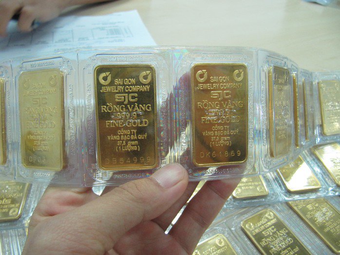 Giá vàng trong nước giảm nhanh 2 ngày qua