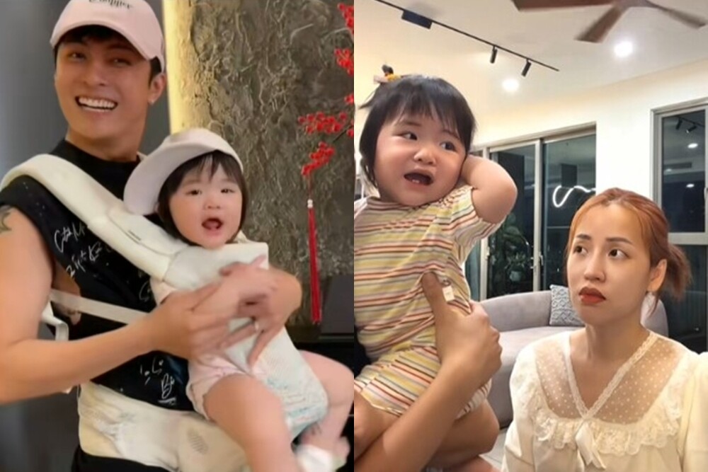 Anya tỏ thái độ khi nghe mẹ hát khiến khán giả bật cười.