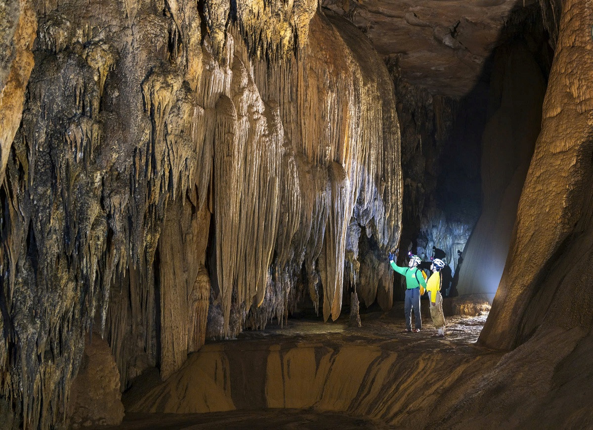 Hệ thống thạch nhũ và măng đá. Ảnh: Nguyễn Hải