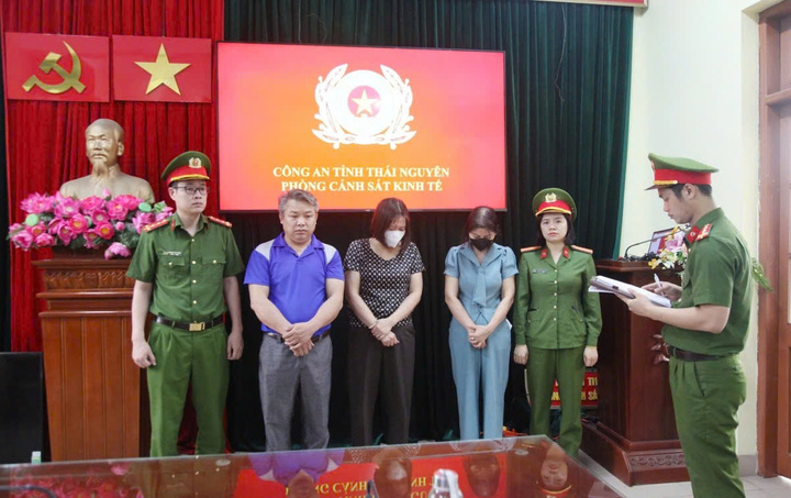 Cơ quan CSĐT Công an tỉnh Thái Nguyên thi hành các Quyết định khởi tố vụ án, khởi tố bị can
