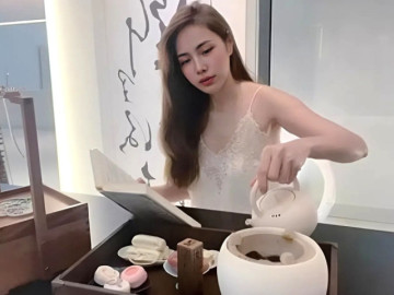 Không gian biệt thự trắng 300 m2 của Thủy Tiên