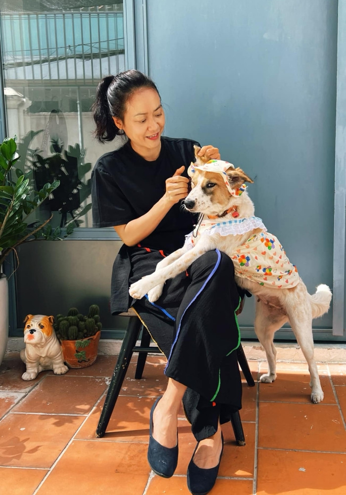 Hồng Ánh tách biệt mình giữa showbiz và đời sống. 