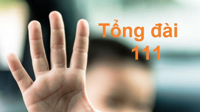 Gần một nửa cuộc gọi đến tổng đài 111 là trẻ em.