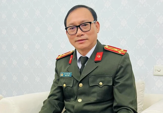 Thượng tá, TS. Đào Trung Hiếu – chuyên gia tội phạm học. Ảnh: NVCC.
