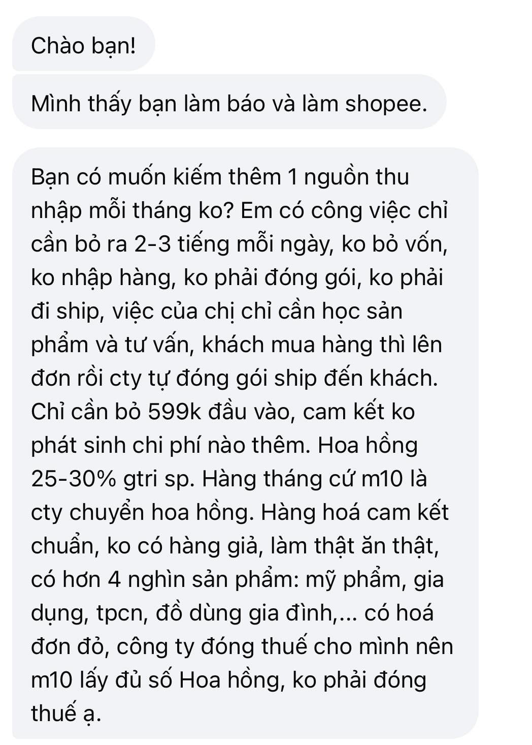 Nội dung app lừa đảo do vợ NSND Công Lý chụp. Ảnh: FBNV