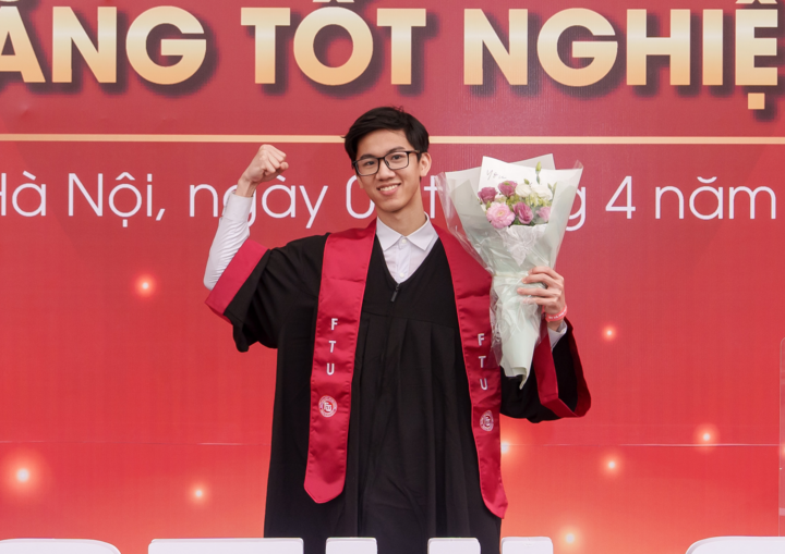 Nguyễn Đức Hiệp, tốt nghiệp xuất sắc Đại học Ngoại thương năm 2026.
