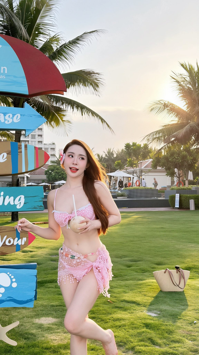 Mới đây, diễn viên Quỳnh Nga tiếp tục “đốt mắt” người hâm mộ khi chia sẻ loạt ảnh diện áo tắm hai mảnh trong chuyến nghỉ dưỡng. Nữ diễn viên khoe vóc dáng thon gọn, làn da trắng sáng cùng thần thái tươi tắn giữa không gian ngập nắng.