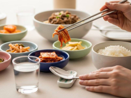 Vì sao người Hàn Quốc không bưng bát lên khi ăn cơm?