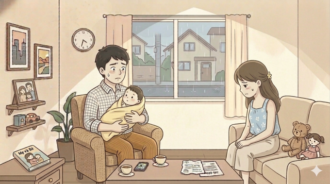 Có con 6 tháng mới biết bạn gái từng có chồng và con gái 4 tuổi - 1