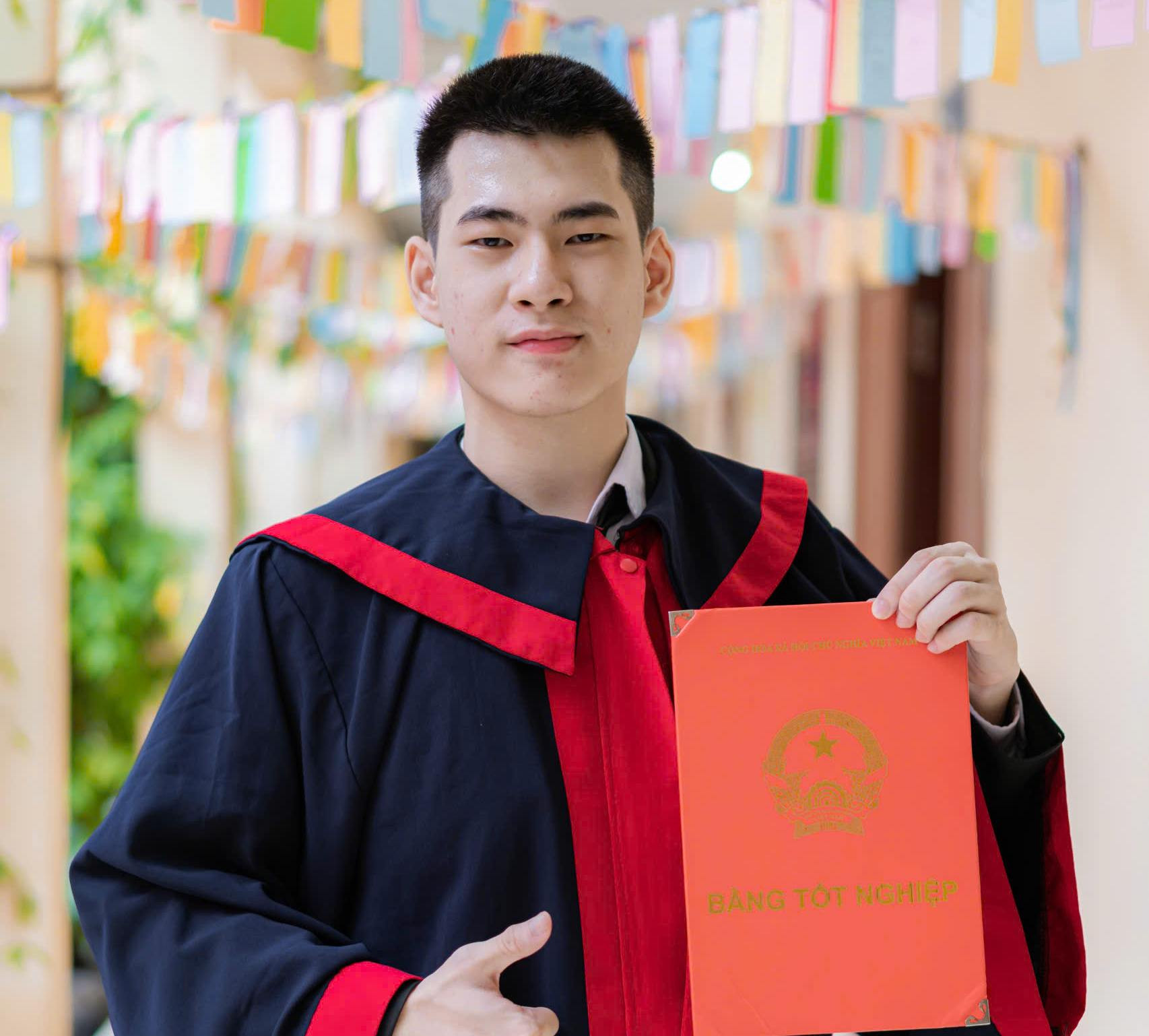 Nguyễn Anh Vũ, tốt nghiệp ngành Quản trị kinh doanh