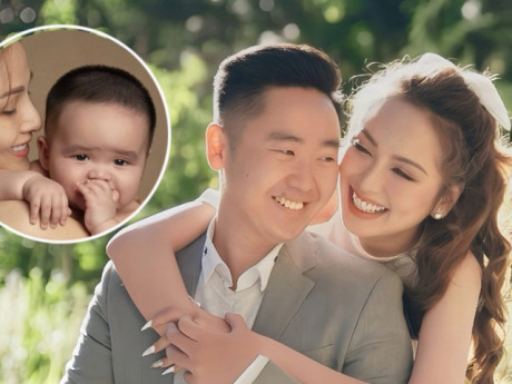 Diễm Hương khoe con trai bụ bẫm
