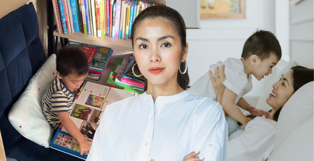 Sống trong biệt thự triệu đô 3 mặt tiền, Tăng Thanh Hà vẫn cho con dùng đồ bình dân, được cộng đồng mạng nể phục cách dạy con - 1