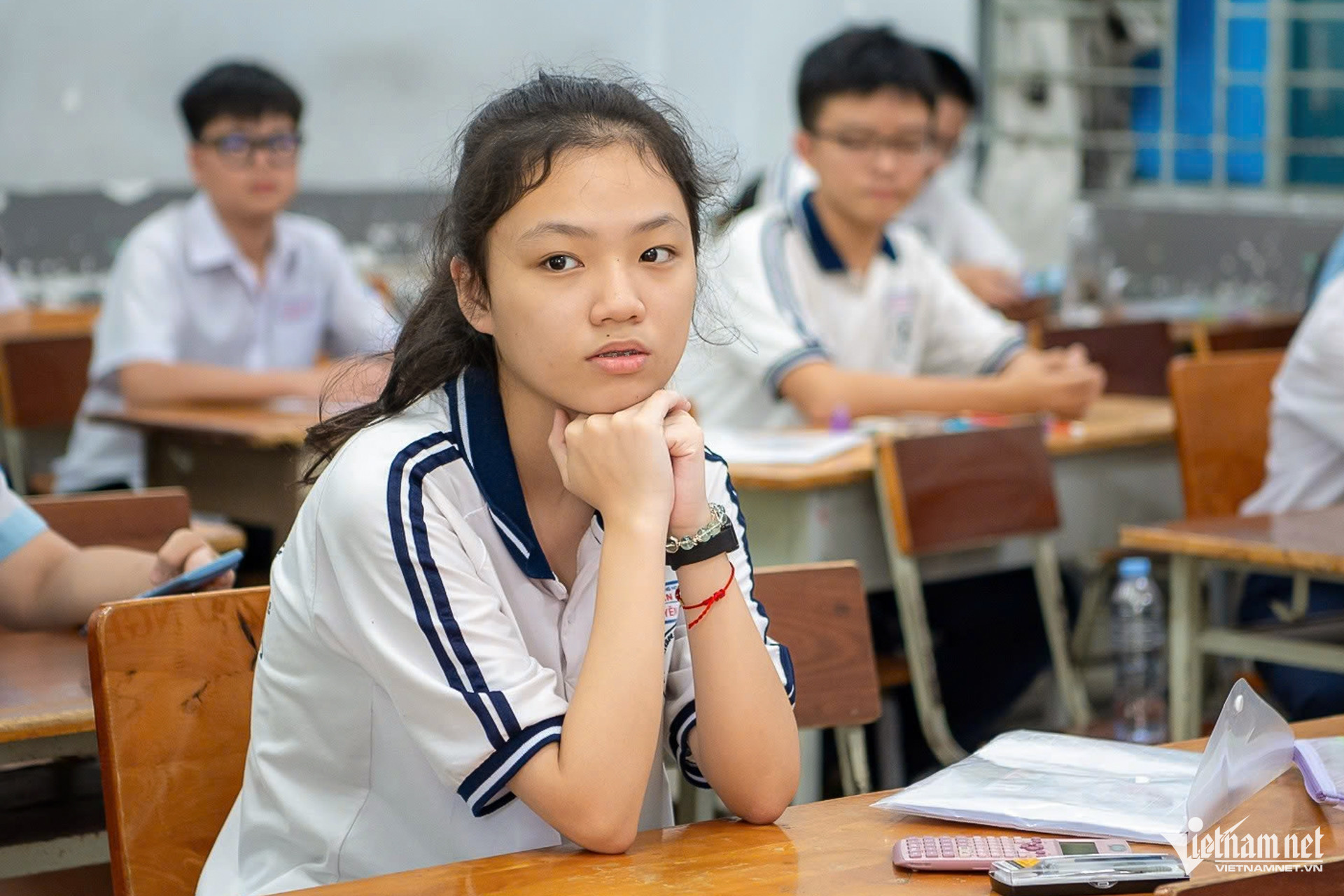 Thí sinh thi vào lớp 10 năm 2026 tại TPHCM. Ảnh: Nguyễn Huế
