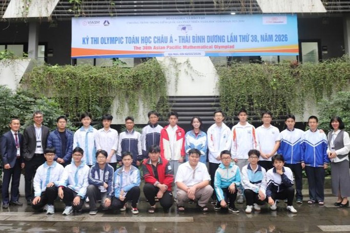 Đội tuyển Việt Nam tham dự kỳ thi Olympic toán Châu Á - Thái Bình Dương năm 2026.