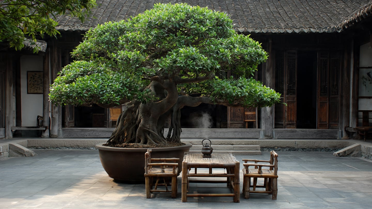 Cây cảnh đa bonsai hiện đại là sản phẩm của nghệ thuật thu nhỏ