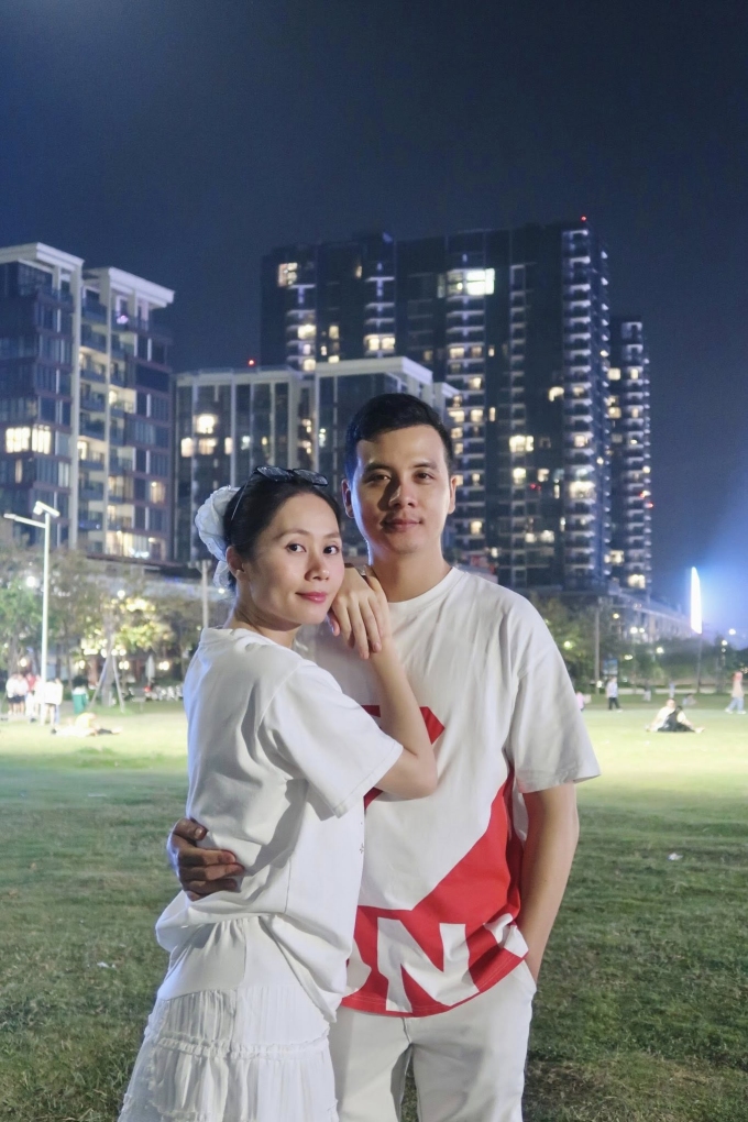 Thanh Hiền và ông xã Thanh Long.