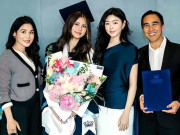 Giải trí - Vợ chồng Quyền Linh mừng con gái út tốt nghiệp trung học