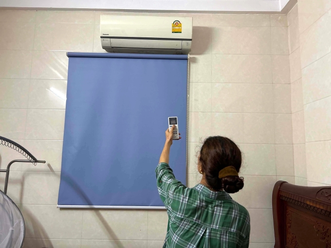Một gia đình ở Nghệ An sử dụng điều hòa liên tục trong dịp nắng nóng đỉnh điểm, chấp nhận tiền điện tăng vọt hồi tháng 5/2026. Ảnh minh họa: Nga Thanh