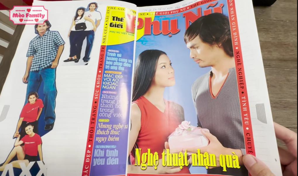 Quà của cố Đức Tiến tặng vợ. Ảnh: chụp màn hình