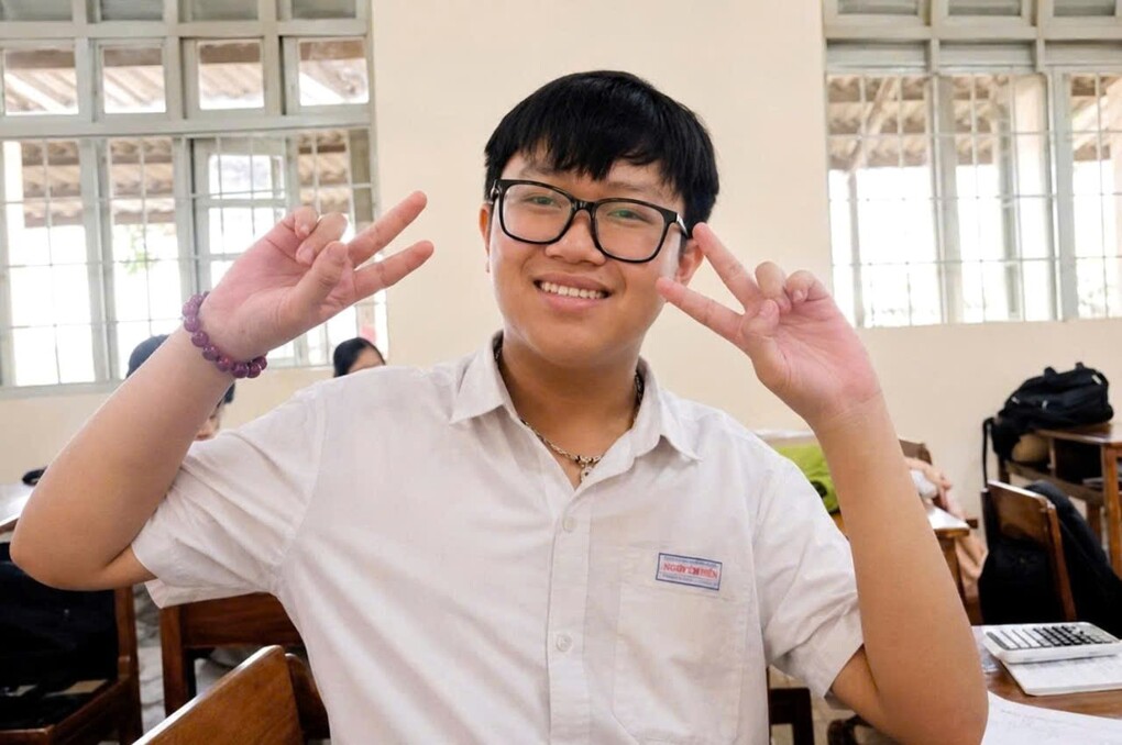 Nguyễn Trần Minh Thành, thủ khoa thi lớp 10 chuyên tỉnh Đăk Lăk năm 2026. Ảnh: Nhân vật cung cấp