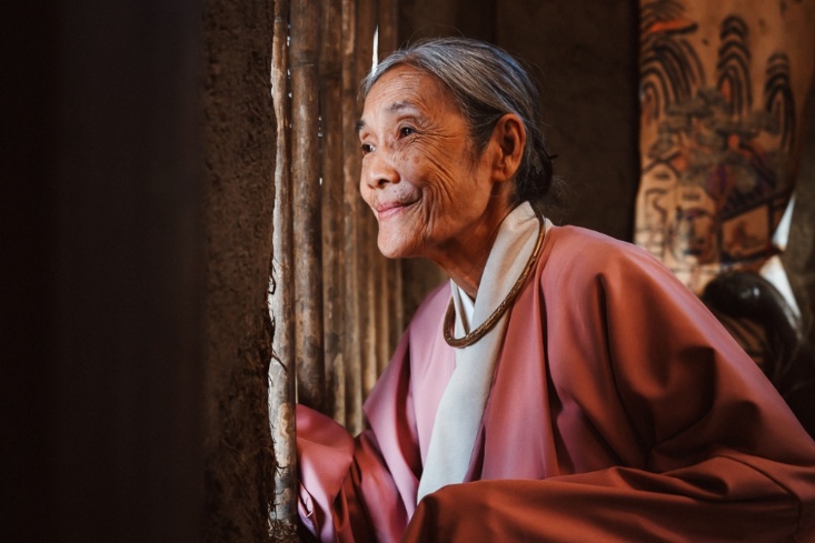 Nghệ sĩ Thanh Hiền trong phim.