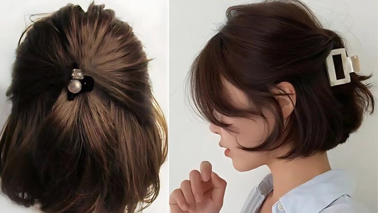 Kẹp càng cua thường được dùng như một phụ kiện để cố định, giữ nếp tóc và tạo điểm nhấn cho mái tóc bob bằng.