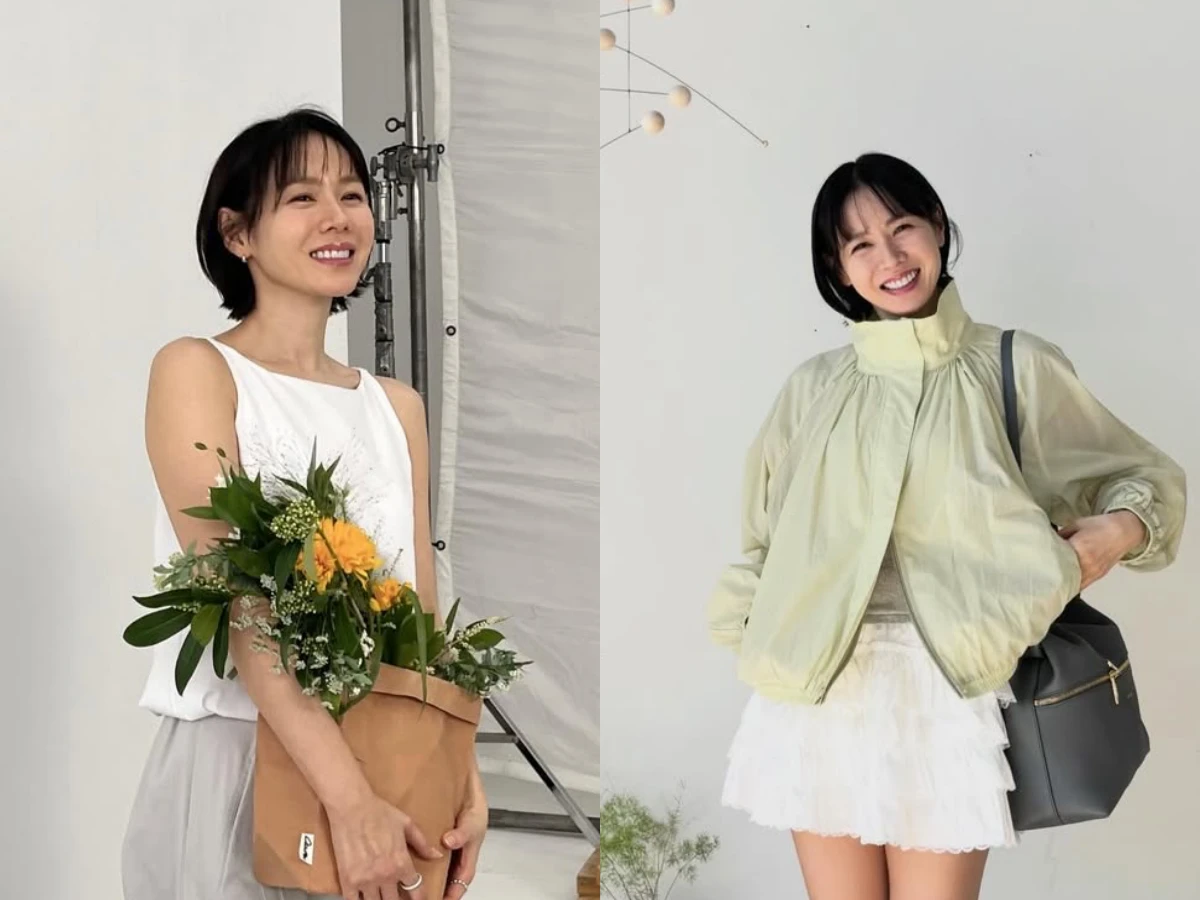 4 kiểu tóc ngắn đơn giản giúp Son Ye Jin như trẻ ra chục tuổi, chị em 40+ nên thử nếu muốn nâng cấp diện mạo - 3