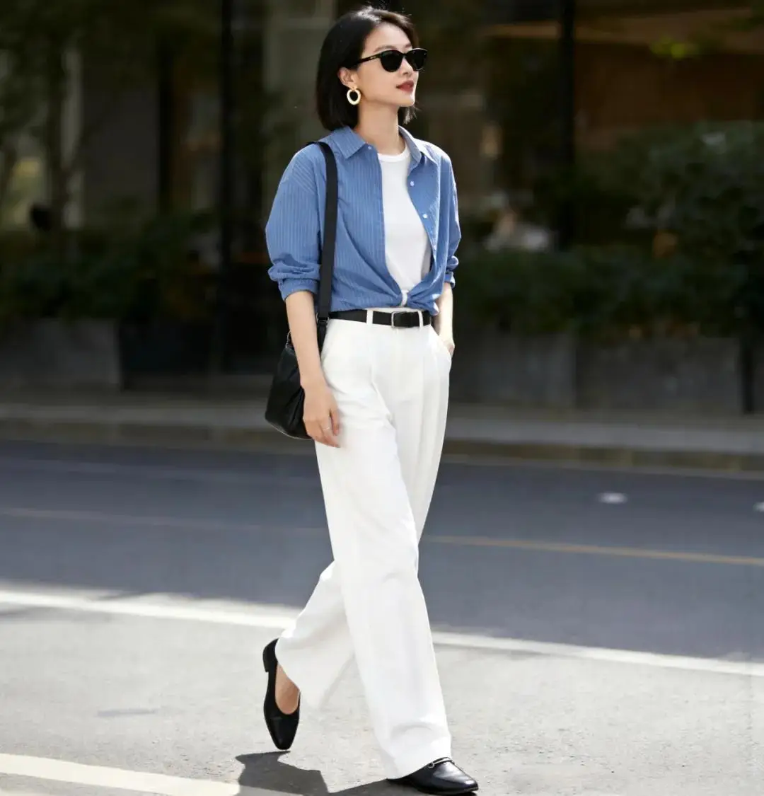 Chỉ cần 1 chiếc áo thun trắng trong tủ đồ, tôi phối ra gần chục kiểu sành điệu khiến ai cũng xin công thức - 13