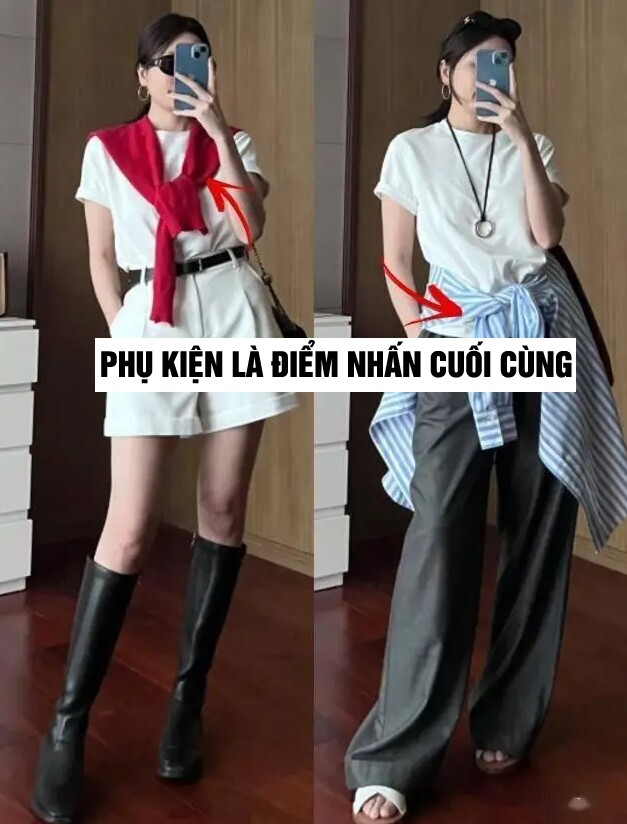 Cùng diện áo thun trắng, người sành thời trang luôn ghi nhớ mẹo này để không bao giờ trông nhàm chán - 6