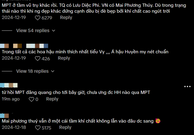 Cư dân mạng dành loạt lời khen ngợi cho thần thái, nhan sắc của Mai Phương Thúy.