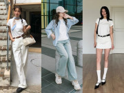 Thời trang - Cùng diện áo thun trắng, người sành thời trang luôn ghi nhớ mẹo này để không bao giờ trông nhàm chán